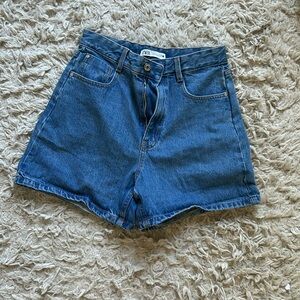 Zara mom shorts high waisted
